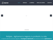 Tablet Screenshot of kopernet.com