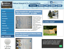 Tablet Screenshot of gimnazjum.kopernet.org